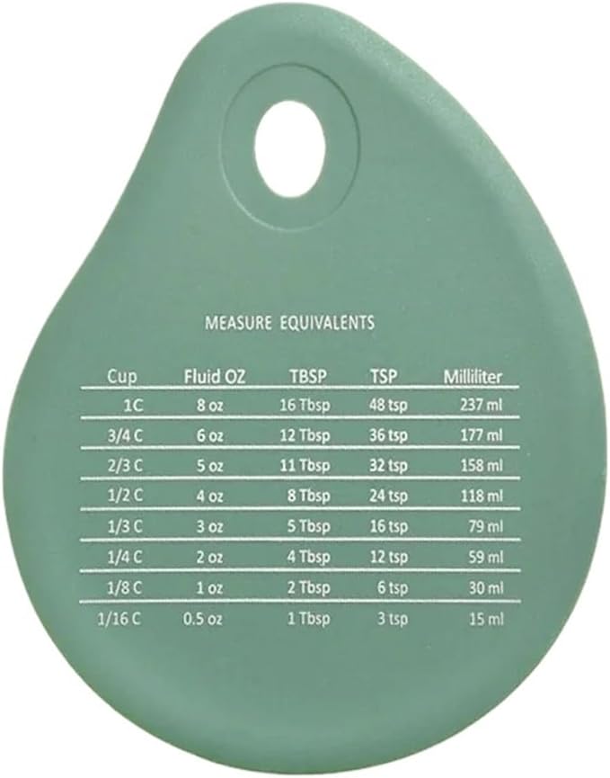 Silicone Measuring Kneading Pad Set Household Rolling Pin Dough Large Thick Non-slip Non-stick Bottom Baking Tool(Scraper green)