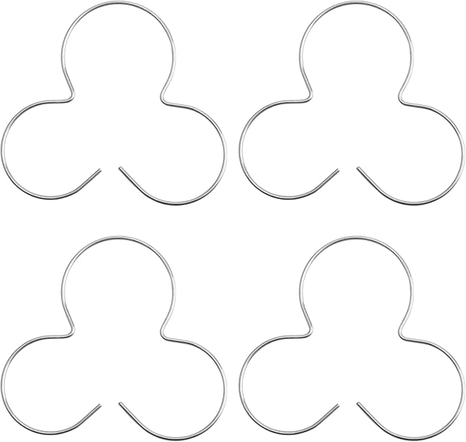 Glass Cooktop Heat Diffuser for Electric Stove, Full Heat Sink Protects Glass Cookware, Pack of 4
