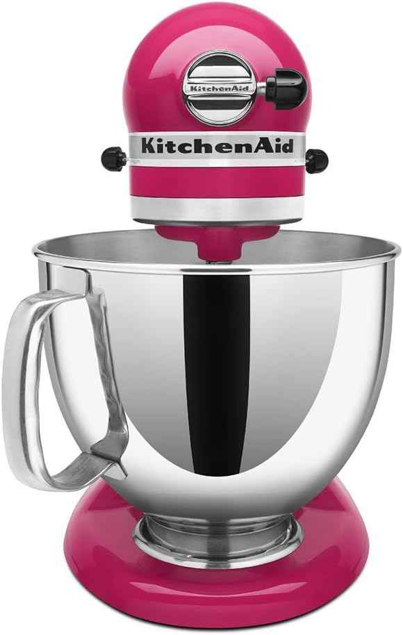KitchenAid KSM150PSCB Artisan Series 5-Qt. Stand Mixer with Pouring Shield - Cranberry