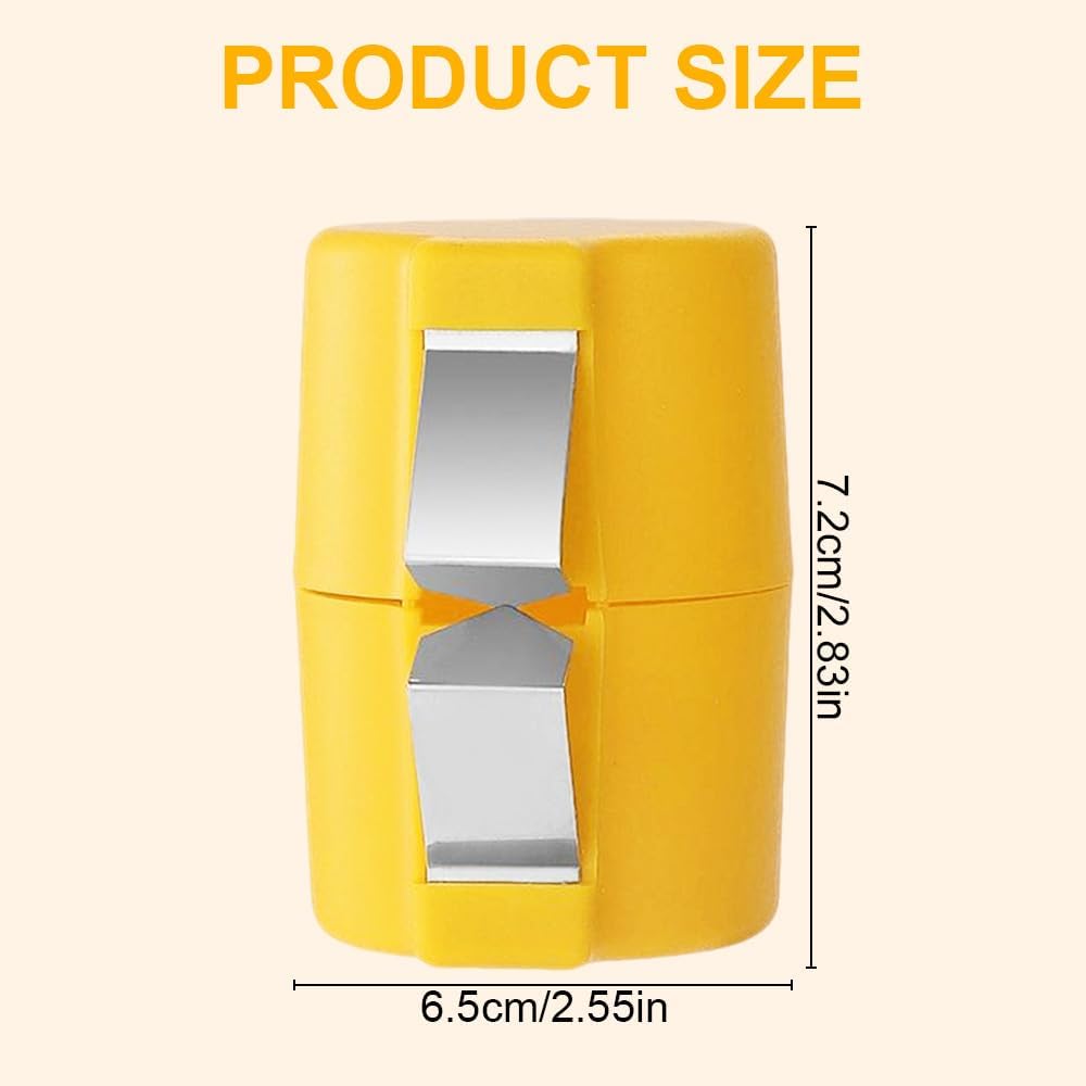 Stainless Steel Egg Shell Opener, 2025 New Egg Shell Cutter Egg Shell Separator for Raw Eggs Gadgets, Multifunctional Egg Cutter Egg Cracker Separator for Home Kitchen (Red)