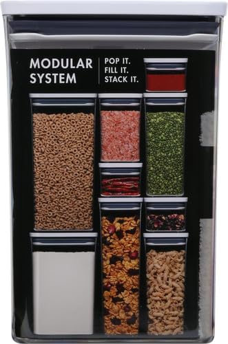 OXO Good Grips POP Container - 4.4 Qt/4.2 L,Airtight Food Storage Containers,(Pack of 4)