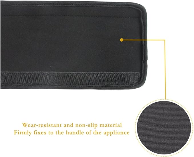 Refrigerator Door Handle Covers Set of 6 Neoprene Kitchen Appliance Handle Anti-Dust Protector for Fridge Microwave Kitchen Cabinet Stove Dishwasher, Gray Gold Marble Print