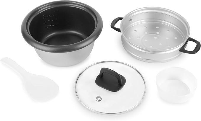 AROMA® 3-Cup (UnCooked) / 1.5Qt / 6-Cup Cooked Rice & Grain Cooker (ARC-743-1NGOR)