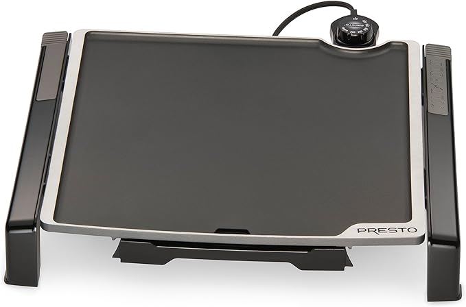 Presto 07071 15-inch Electric Tilt-n-fold Griddle, Black
