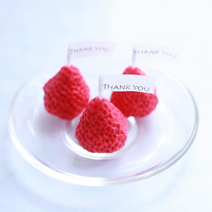 2 Pieces 3D Strawberry Silicone Mold,Food Grade Safety Silicon Materials for Baking Mousse Dessert Molds Ice Cube Jello Cake Chocolate Truffle Mold Pastry Fruit Shape Ice Cream Mould