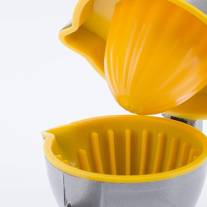 Westmark Limona - Fruit Squeezer, Heavy Duty Citrus Press, Manual Juicer for Lemon, Lime, Orange & Other Fruits with Aluminum Hand Press, Hand Held Fruit Juicer with Ergonomic Lever Design