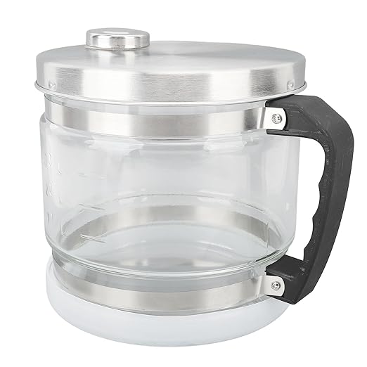 Distilled Water Machine Bottle, Leakproof Distilled Water Collection Bottle 4L Water Container for Distiller Glass Pot Distilled Water Bottle with Cover Handle for Home