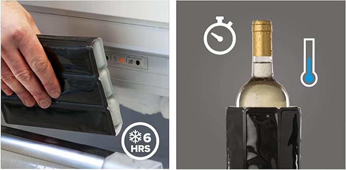 Electric Wine Opener & Hexo Wine Chiller – Sand-Toned Set for Effortless, Stylish Entertaining