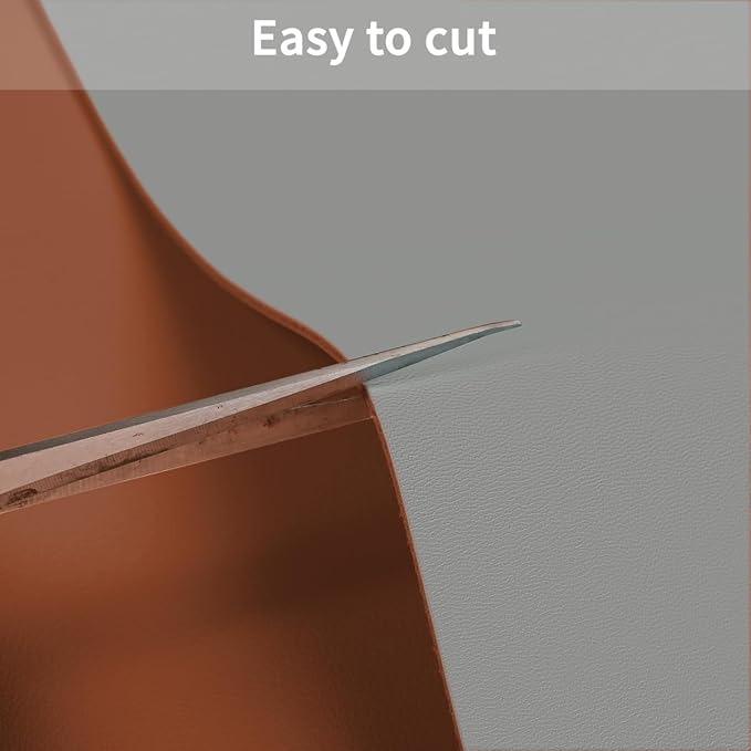 Leather Table Cover,1.8mm Thick,42x78 Inch Table Protector,Table Protector for Dining Room Table,Dining Table Cover,Table Cover Protector,Table Protector Pad(Brown+Gray,42x78)