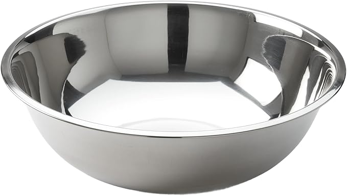 American METALCRAFT, Inc. SSB400 Stainless Steel Mixing Bowl, 10.5' Diameter, Silver, 4-Quart