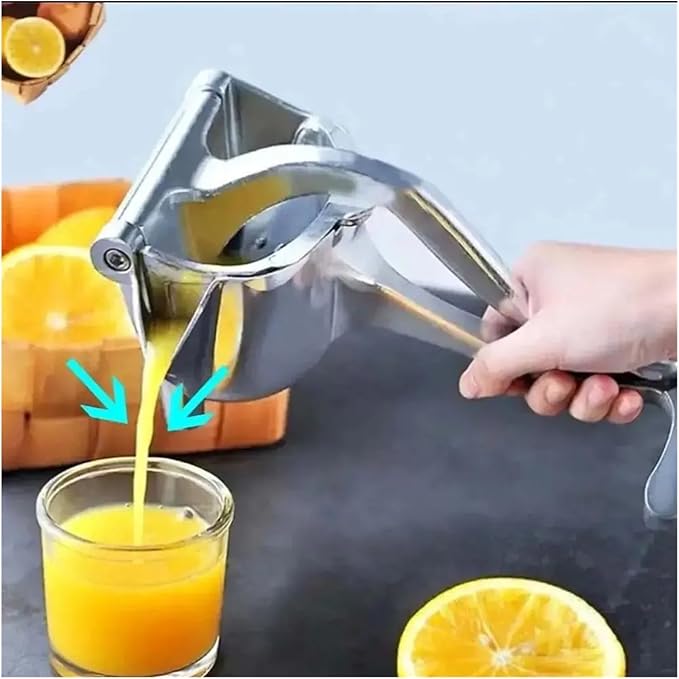 Juicer, Fruit Juice Squeezer Manual Aluminum Press Extractor Orange Lemon Citrus Juicer Handheld Kitchen Tool Home Bar