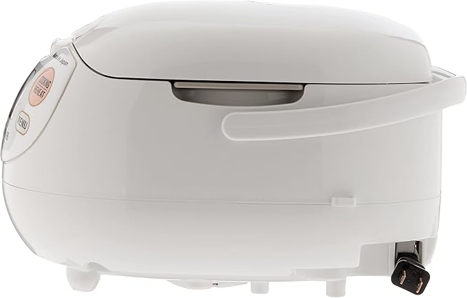 Zojirushi NS-ZCC10 Neuro Fuzzy Cooker, 5.5-Cup uncooked rice / 1L, White & NP-GBC05XT Induction Heating System Rice Cooker and Warmer, 0.54 L, Stainless Dark Brown