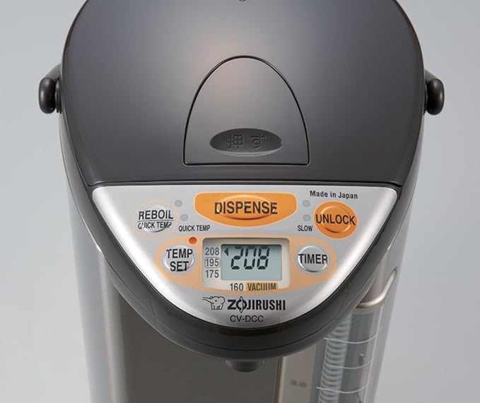 Zojirushi America CV-DCC50XT VE Hybrid Water Boiler And Warmer, 5-Liter, Stainless Dark Brown & Zojirushi NP-HCC18XH Induction Heating System Rice Cooker and Warmer, 1.8 L, Stainless Dark Gray