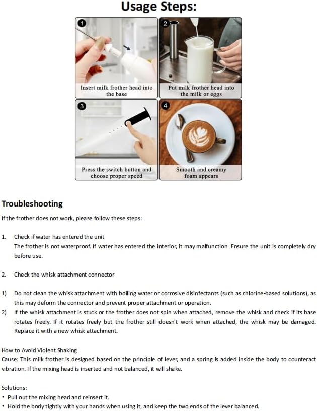 TonJin Milk Frother USB C Rechargeable New Upgraded Handheld Frother Wand with 2 304 Stainless Whisks 1 Stand, 3 Speeds Electric Coffee Whisk Frother for Lattes, Cappuccino, Egg, Matcha, White