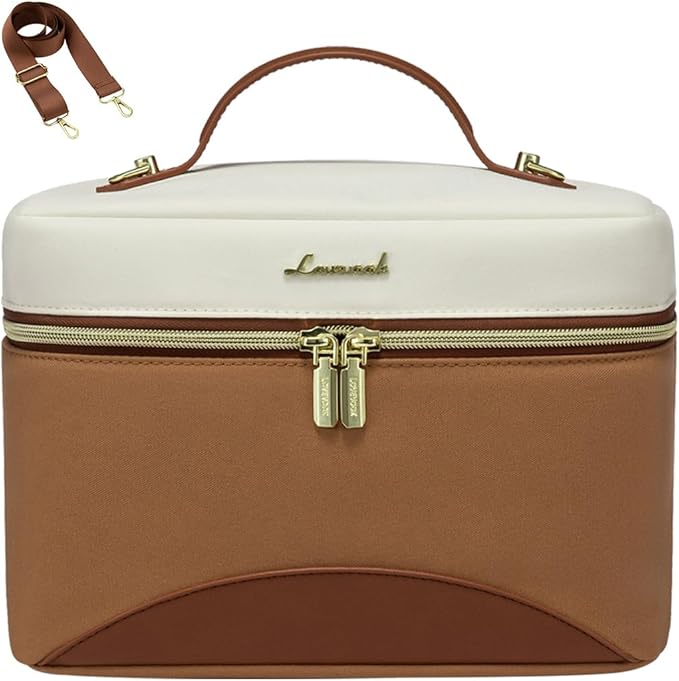 LOVEVOOK Lunch Box for Women,Large Adult Insulated Lunch Bag for Women,Leakproof Cooler Bag for Office Picnic Hiking Beach,Lunch Tote Bag with Adjustable Shoulder Strap