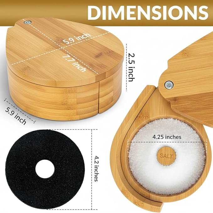 Margarita Salt Rimmer Set, 3 Tier Bamboo Rimmer for Glass Rims, Salt|Sugar|Lime Seasoning for Bloody Mary, Manhattan Tequila Cocktail Drink Accessories for Bartender/Bar (Bamboo Wood With Sponges)