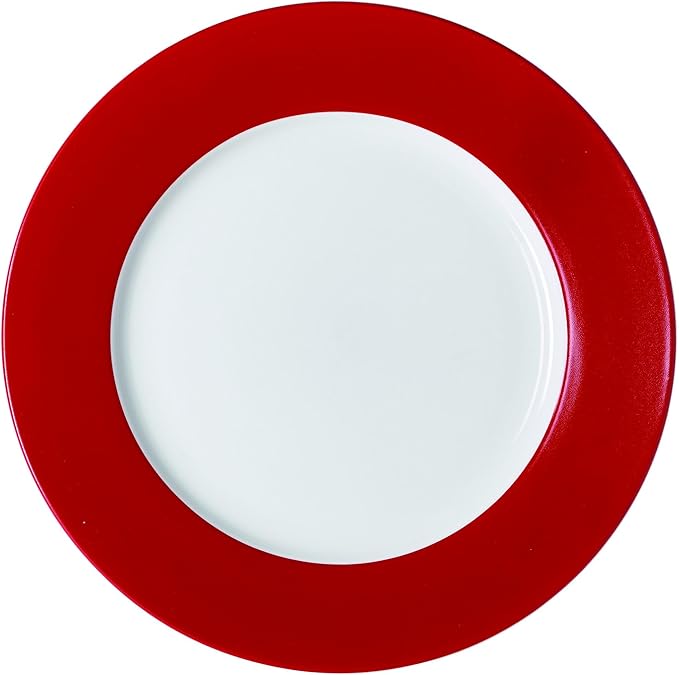 Pfaltzgraff Kenna Red 16-Piece Porcelain Dinnerware Set, Service for 4