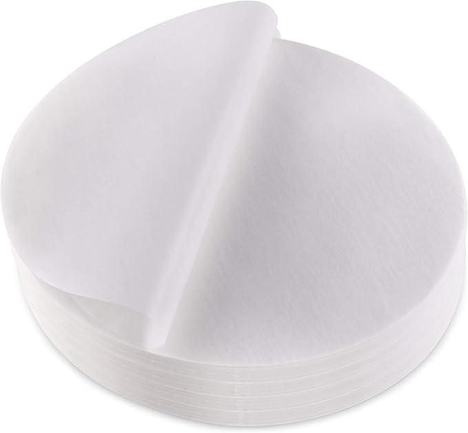 Fit Meal Prep [1000 Pack] 9 Inches Non-Stick Parchment Paper - Round White Baking Sheets, Wax Liners for Cake Pan, Steamer, Fryer and Oven, Cheesecakes, Pizza, Cookies, Meats, Vegetables