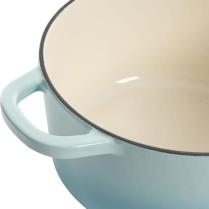 Crock-Pot Artisan Round Enameled Cast Iron Dutch Oven, 5-Quart, Pink Blush