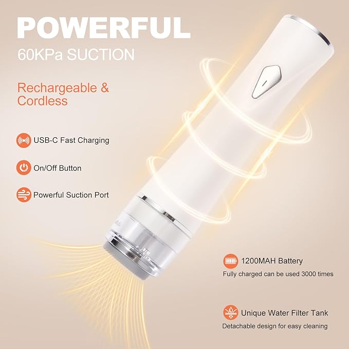 Compact Vacuum Sealer Machine for Food Storage, 5S Fast Seal Powerful Food Vacuum Sealer with 30PCS Reusable Vacuum Bags, Automatic Handheld Food Saver for Storage, 10X Fresh, Sous Vide, Gift etc.