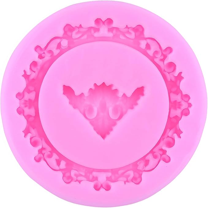 Mujiang Photo Frame Silicone Molds Vintage Picture Frames Fondant Mold Mirror Frame Candy Molds For Cake Decorating Cupcake Topper Polymer Clay Chocolate Gum Paste Set Of 4