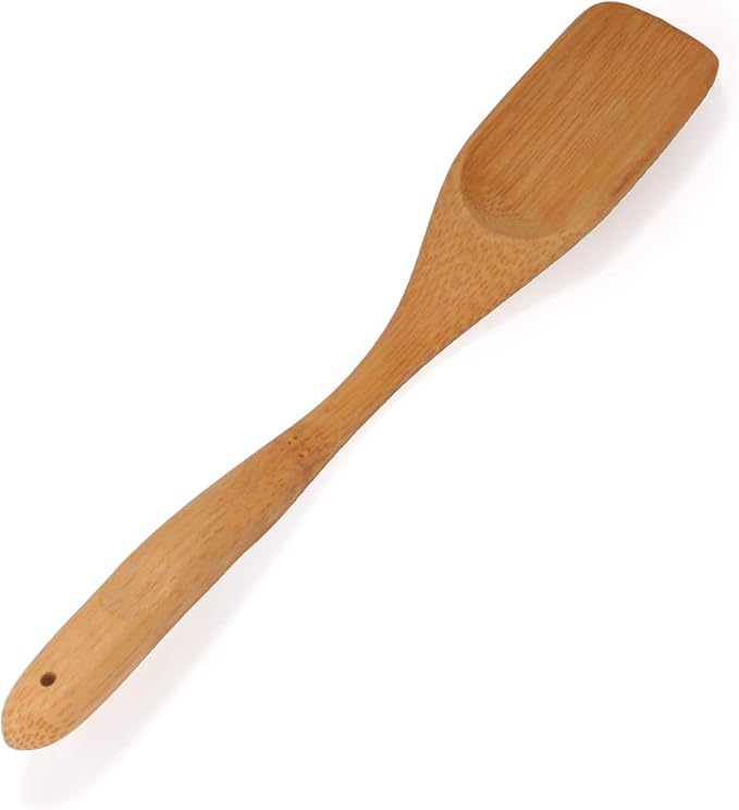 BambooMN - 7.9" Small Solid Bamboo Deep Scoop, 10pcs