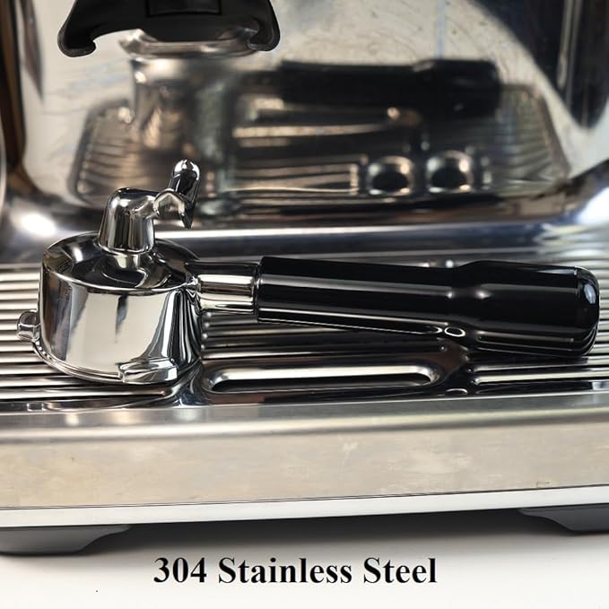 54mm Portafilter Double Spout Compatible with Breville Bambino Plus (BES500)/ Infuser (BES840XL) 54mm Breville Barista Series-ABS Handle