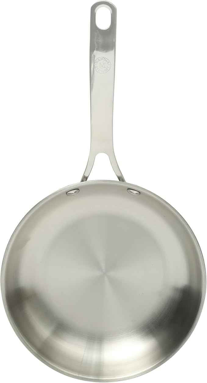 Martha Stewart Castelle 8" Stainless Steel Frying Pan Non Toxic Fry Pan Skillet