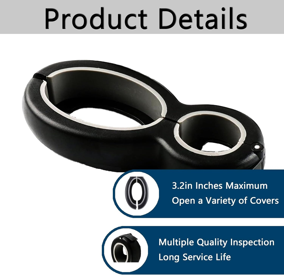 Bottle Opener 6 in 1 Multi Function Can Opener,Multi Kitchen Tool for Jelly Jars, Wine, Beer and other, Bottle Opener to Protect the Nail Use for Children, Elderly and Arthritis Sufferers.