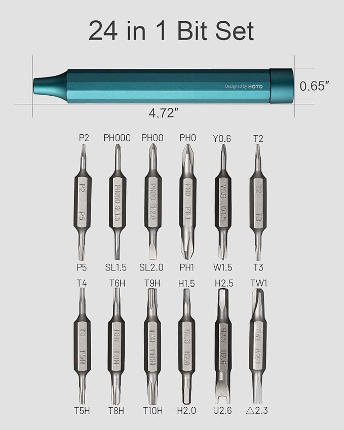 HOTO Precision Screwdriver Sets Bundle with Electric Wine Opener