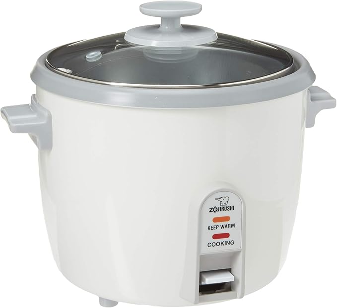 Zojirushi NS-ZCC10 Neuro Fuzzy Cooker, 5.5-Cup uncooked rice / 1L, White & NHS-10 6-Cup (Uncooked) Rice Cooker