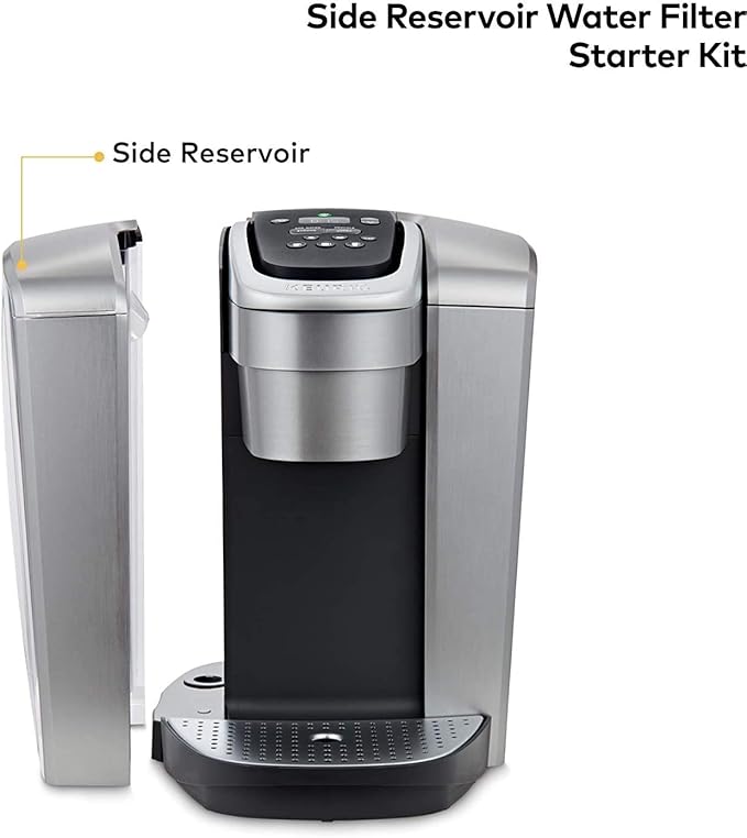 Starter Kit Replacement 2.0 Coffee Maker - for Keurig Parts Includes Side Reservoir Filter Holder and 1 Pack Water Filter Cartridges (Clear)