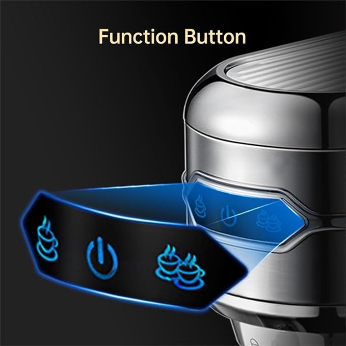 Semi-auto Stainless Steel Household Coffee Machine 19 Capsules Superfine Capsule Powder Coffee Machine Cappuccino and Espresso H11 (Color : H11 Jug Mat Tamper, Size : CHINA_US)
