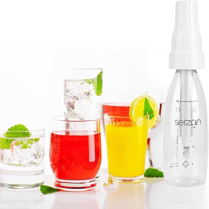 Portable Soda Maker, Sparkling Water Maker, Soda Streaming Machine, Travel Soda Maker, 1L Carbonating Bottle, Carbonated Water Machine for Home