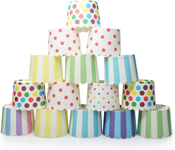 Large Paper Cake Baking Cup Cupcake Muffin Cases diameter 6cm,Set of 100