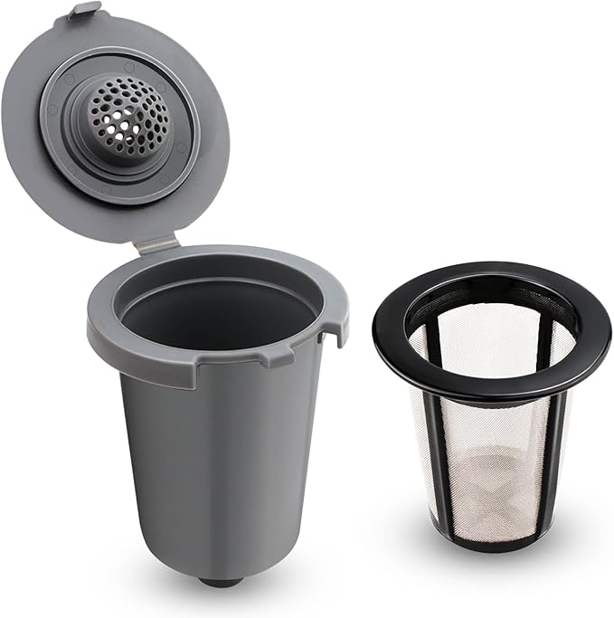 Reusable Filter Cup for Cuisinart, Gray (1 Pack)