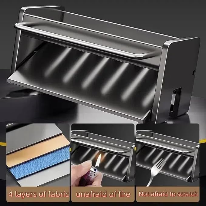 Utensil Holder,Compact Kitchen Sink Drying Rack - Durable and Stylish Solution,Self-Draining Tray Design,with Rag Rack（Gray）