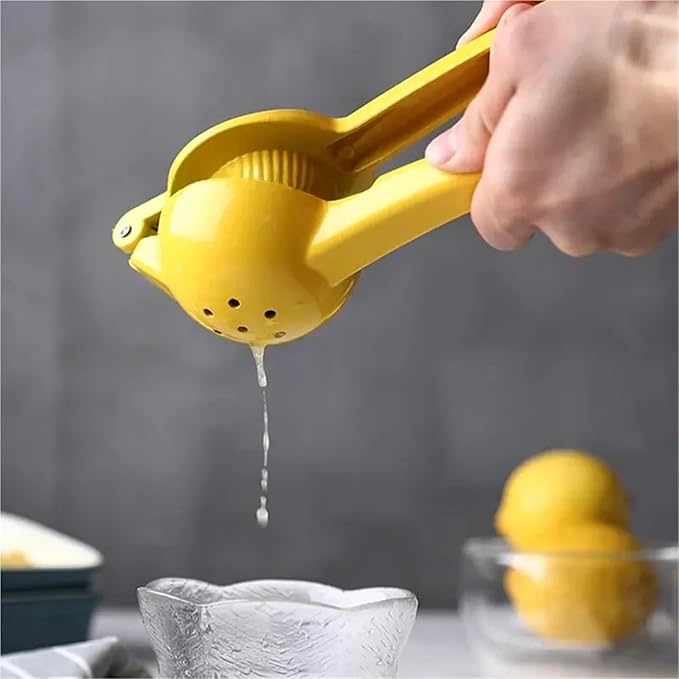 Home Manual Lemon Squeezer Aluminum Alloy Hand Pressed Orange Fruit Juicer Portable Kitchen Tool for Citrus Lime Home Use