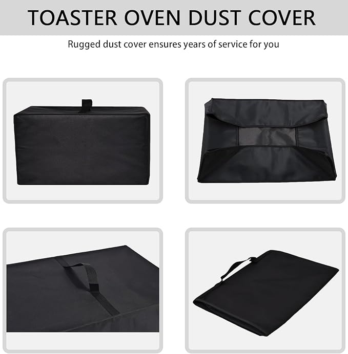 Toaster Oven Cover Heavy Duty Heat-resistant Waterproof Dust-Proof Protective Case for BLACK+DECKER 4-Slice Crisp 'N Bake Air Fry Toaster Oven TO1787SS/TO1313SBD