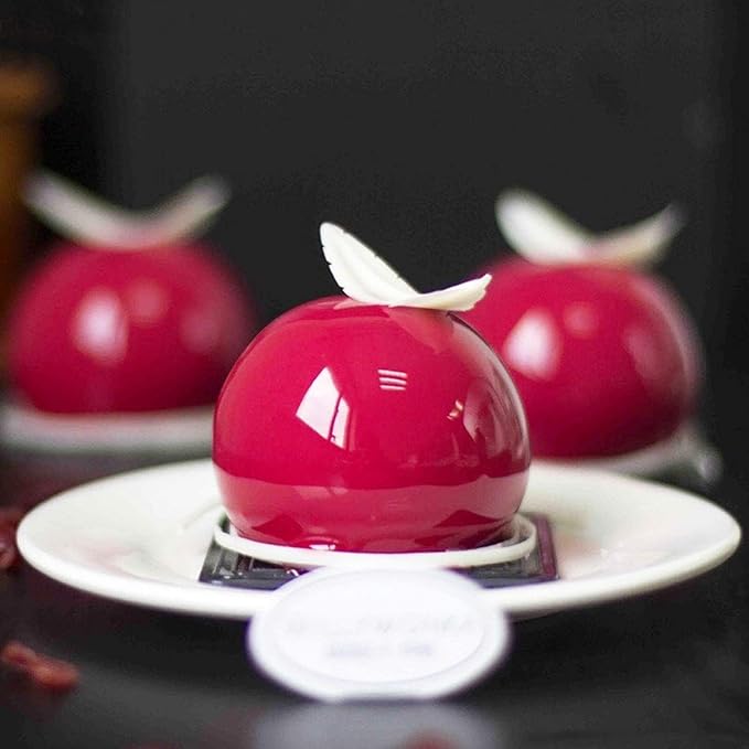 3D Ball Shape Sphere Silicone Molds,Baking Mold for Mousse Cake,Silicone Mold for Baking Cakes, French Dessert for Pastry Chocolate,Soap and Ice Cream