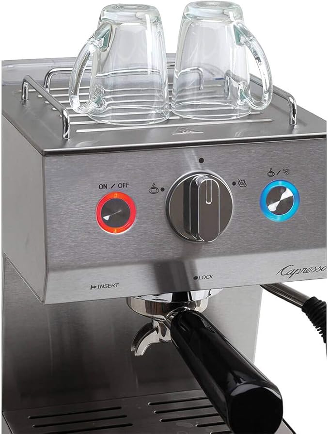 Capresso Cafe Select Professional Stainless Steel Espresso & Cappuccino Machine