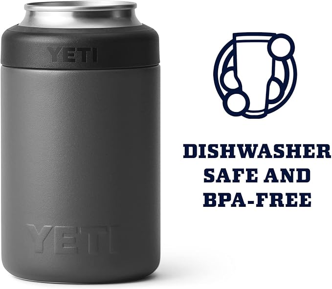 YETI Rambler 12 oz. Colster Can Insulator for Standard Size Cans, Charcoal (NO CAN INSERT)
