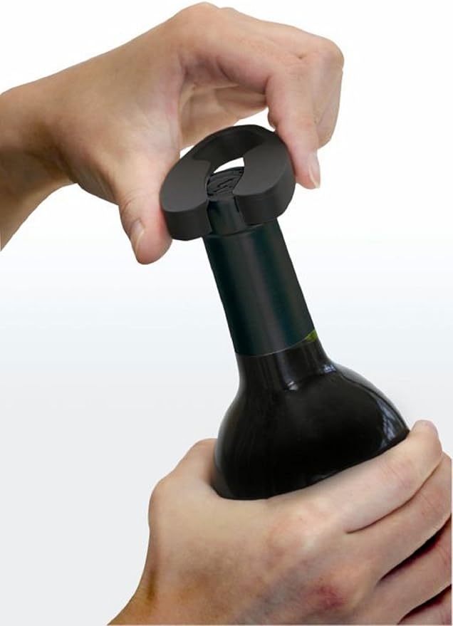Ozeri Pro Electric Wine Bottle Opener with Wine Pourer, Stopper, Foil Cutter and Elegant Recharging Stand