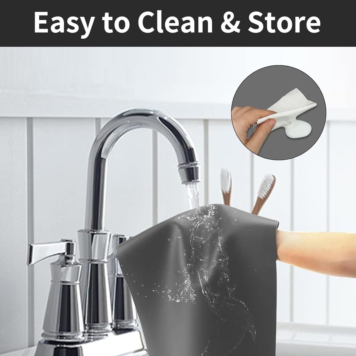 2MM Thick Large Silicone Mat, 47.2"x23.6"(120cmx60cm) Silicone Mats for Kitchen Counter, Heat Resistant Mat, Non-Slip Kitchen Counter Mat, Waterproof Countertop Protector for Craft, Translucent Brown