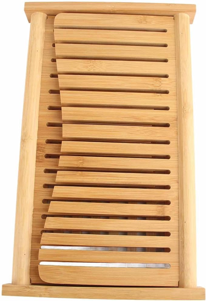 aqxreight Foldable Bread Slicing Loaf Cutting Slicing Maker Kitchen DIY Baking Pastry Tools Quickly Evenly Helps Bread GuideBread GuideBread for Homemade BreadBread