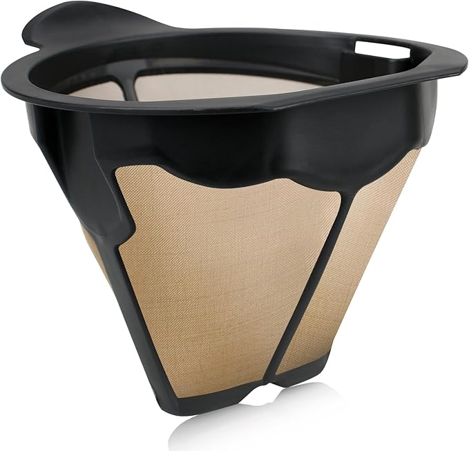 Coffee Filter Replacement for Ninja Coffee Maker - Cone Reusable Permanent Coffee Filter Compatible with Ninja Coffee Machine CM300 CM305 CM360 CM371 CM401, Replacement Parts for Ninja Coffee Maker