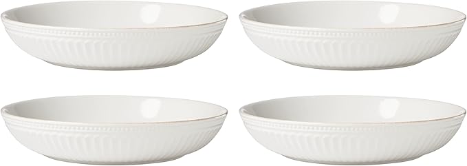 Lenox 899195 French Perle Groove 18-Piece Dinnerware Set, Service For 6