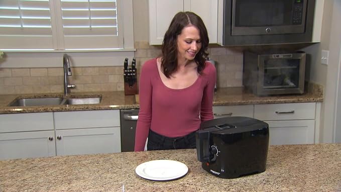 Presto 05442 CoolDaddy Cool-touch Deep Fryer - Black