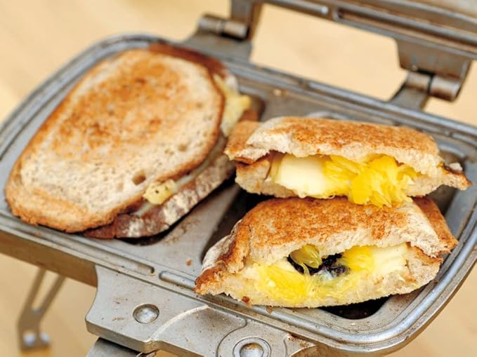Snow Peak Tramezzino Sandwich Maker, Stainless Steel, Rectangular, Polished