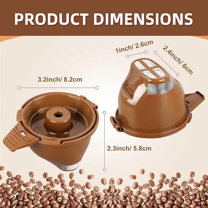 2 Pack-Reusable Single Serve Coffee Filter Coffee Brew Basket for Hamilton Beach FlexBrew Coffee Maker Models 49974 49975 49976 49979 49950 49966 49957 49954 49947 49940 Filter Part